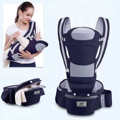 China Ergonomic Cotton Organic Shoulder Sling Carrier Bag Newborn Newborn Baby Carrier Infant Riser Type With Hip Seat Baby Carrier for sale