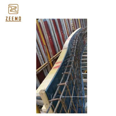 China China Ready Made Custom Design Curved Concrete Garden Wall Formwork For Public Project for sale