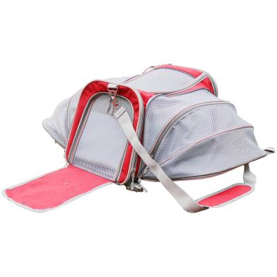 China Cat Backpack Foldable Multi-Function Bag Space Capsule Cage Pet Carrier Bag Portable Breathable Large for sale