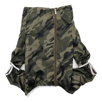 China New Design Sustainable Custom Pet Clothes Waterproof Dog Recovery Suit Fashion Printing Sports Dog Clothes Four Legged Long Sleeve Coats for sale