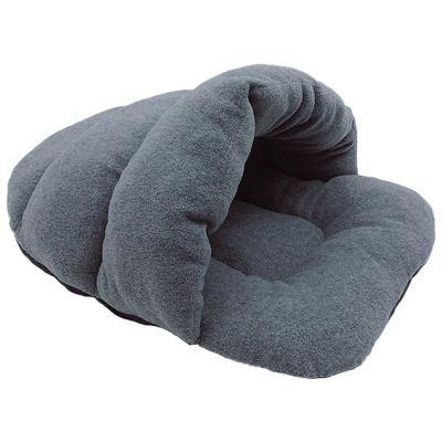 China Luxury Comfortable Travel Pet Bed Soft Cave Slipper Shape Dog Cushion For Dog Cat for sale