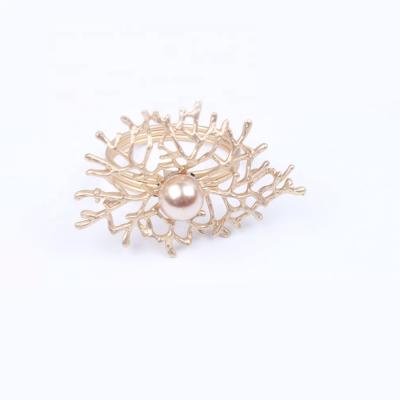 China Gorgeous Viable Pearl Metal Silver and Gold Zinc Alloy Napkin Rings for Table Decoration, Wedding, Dinner for sale