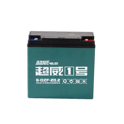 China Golf Carts 12V 24V 36V 48V 72V 20.2ah High Quality Separator Battery Electric Bicycle E-Bike AGM Lead Acid Batteries for sale