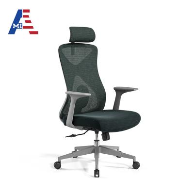 China (Height) MIA Ergonomic Adjustable High Back Swivel All Mesh Office Computer Chair for sale