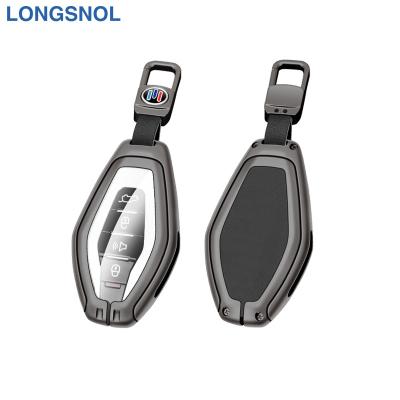 China High Quallity LONGSNOL Car Cover Keychain Keys Bag Cowhide Car Key Case For Jetour Car Key Accessories for sale