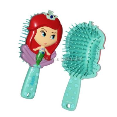 China Portable Cheap Personalized Small Cute Travel Hair Comb Kids Cartoon Hairbrush Comb for sale