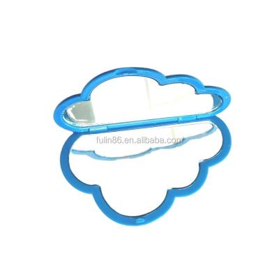 China Cloud Shape Pocket Cosmetic Mirror Compact Mirror Handheld Mirror for sale