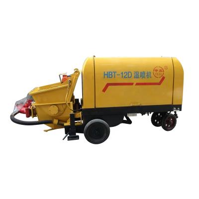 China Construction worksÂ   2021 New Design Wet Mixing Shotcrete Machine HBT-12D Wet Concrete Spraying Machines Vietnam Vietnam with high quality for sale