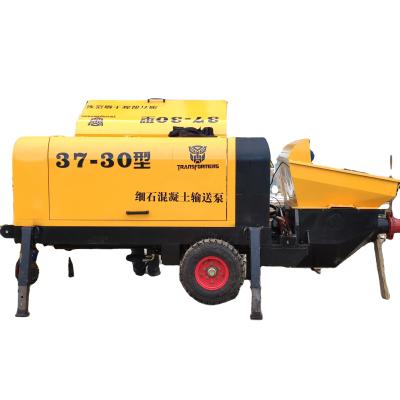 China Construction worksÂ   15-18 cubes Africa 37kw electric automatic concrete convery pump mini concrete transmission machine hydraulic concrete pump for sale