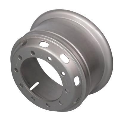 China Supply tubeless heavy duty truck wheels 8.5-20 inch tube wheels 20 inch wheel steel rims with factory price (what app: 8615503911273) for sale