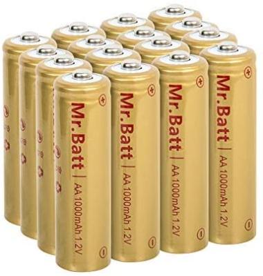 China Solar Power Systems Storage 1.2V 1000mA 16 Pack NiCD AA Rechargeable Batteries For Solar Lights for sale