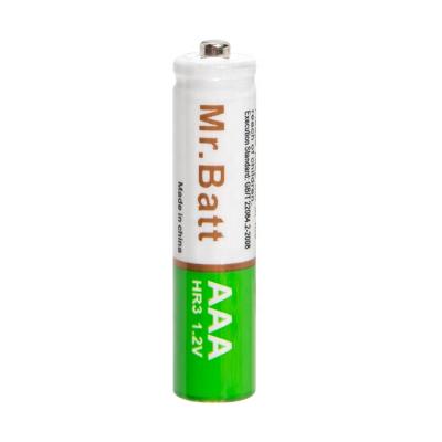 China High Quality Customized Low Self-Discharge 1.2V 700mAh AAA Nickel Metal Hydride Battery NiMH Rechargeable Battery for sale