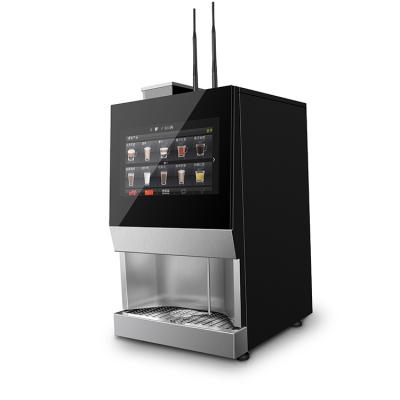 China Instant Coffee Machine Automatic Commercial Coffee Machine Coin Operated Desktop Tea Machine for sale