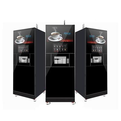 China School Cloud Monitoring Floor Standing Instant Coffee Vending Machine for sale