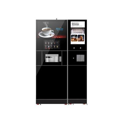 China Making Coffee Drip Ice Coffee Beans Ice Milk Frothing System Coffee Vending Machines for sale