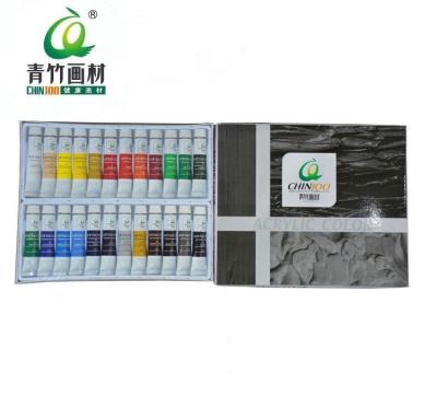 China Art Painting or Professional Art Drawing Supplies 24 Pieces Acrylic Paint Sets for sale