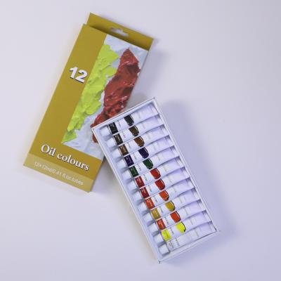 China Art Painting /Drawing 12/18/24 Colors Professional 12ml Oil Color Paint Set for sale