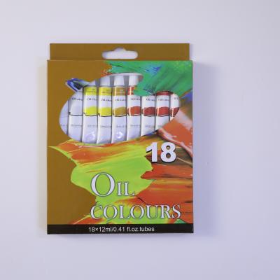 China Art Painting /Drawing 12/18/24 Colors Professional 12ml Oil Color Paint Set for sale