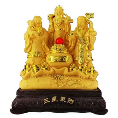 China Three Star God of Wealth Europe Fortune Ornaments Opened and Moved to a New Home Business Gifts Decoration for sale