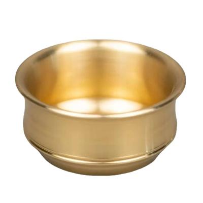 China China Small Pure Brass Holy Water Cup Worship Wealth Guangong Guanyin Holy Water Cup Worship Buddha God for sale