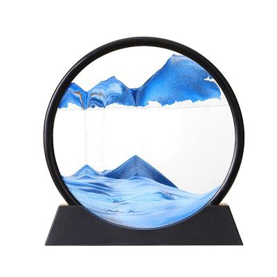 China Modern China quicksand painting living room ornaments creative three-dimensional hourglass painting decoration 3D gifts for sale