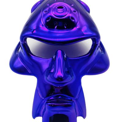 China Cool Purple Europe Design 3D Metal Plated Poly Resin Sunglasses Show Bob Spike Head for sale