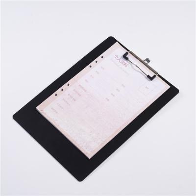 China Simple and beautiful professional made writing board signature book desk file folder pp plastic plate clamp for sale