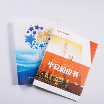 China Simple and beautiful fashionable school data office style pp display book cover clear plastic folder for sale