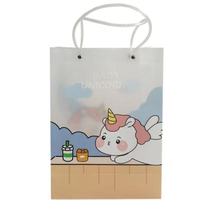 China Customization Waterproof Professional Plastic Handles Maker Dust Bags For Plastic Handbags Cartoon Pattern Printing for sale