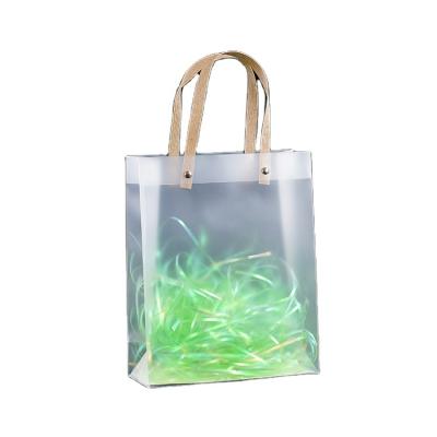 China Eco-friendly reusable high quality plastic cosmetic makeup clothes transparent empty pvc pp packaging bags handbag for packaging for sale