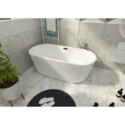 China Bolande Classic White Color Freestanding Bathtub Acrylic Freestanding Tub for sale