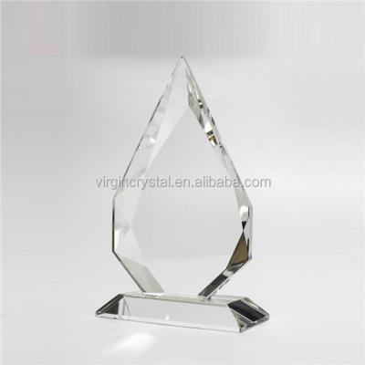 China Wholesale new design europe crystal bass crystal glass award plaque for sale