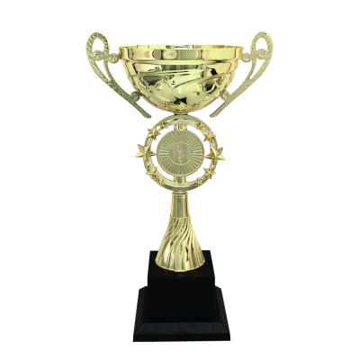 China Global Gold Plating Metal Trophy Sports Champion League Trophy Cup for sale