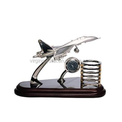 China Europe Metal Airline Airplane Sculpture 3d Models As Office Table Decoration for sale