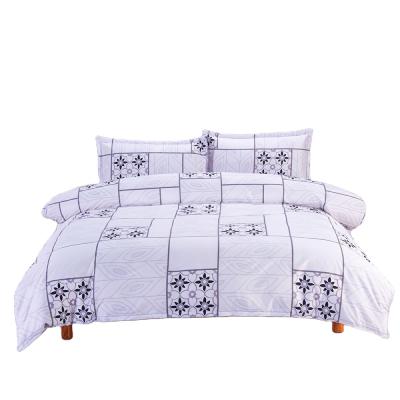 China Sustainable Fitted Luxury Bed Sheet Comforter Cover With Two Pillowcases Bedding Set 4PCS for sale