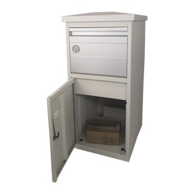 China Power Steel Coating Outdoor Galvanized Free Standing Parcel Drop Box POS Mailbox for sale