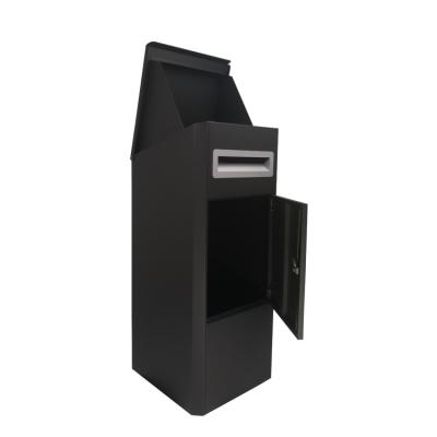 China Outdoor Custom Integrated Metal Parcel Letter Sending Courier Mail Packaging Large Drop Box Parcel Box for sale