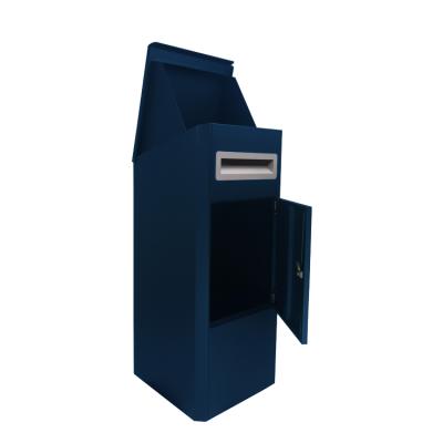 China Wall Mount Outdoor Large Theft Metal Smart Mailbox Detachable Parcel Box For Residential Delivery Drop Box for sale