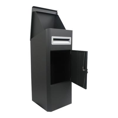 China Wall Mounted Mailbox Mailboxes Modern Outdoor Mail Parcel Drop Box Residential Outdoor Mailbox for sale