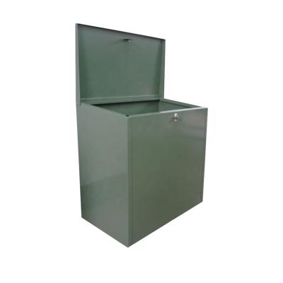 China Large Waterproof Steel Galvanized Parcel Parcel Drum Parcel Box Delivery Box Delivery Box for sale