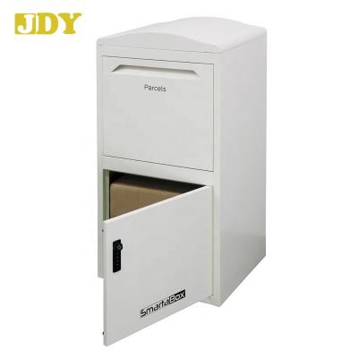 China Wholesale Waterproof Post Mount Mail Post Box Antique Galvanized Steel Spraying Outdoor Parcel Drop Box for sale