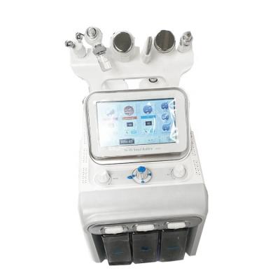 China Blackhead Remover 6 in 1 Ultrasonic RF Vacuum Blackhead Removal Hydrodermabrasion Machine for Face Lifting for sale