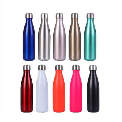 China Nice Sustainable Double Wall 500ml Vacuum Flask Stainless Steel Shaker Bottle for sale