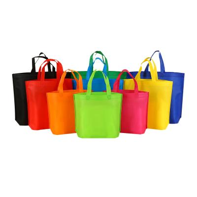 China Eco-Friendly Bolsa No Non Woven Shopping Tote Bags With Bottom Gusset Tejida Compras Promocional Regalo Durable for sale