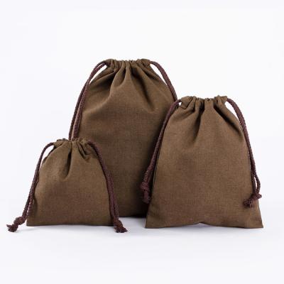 China 100% Eco-Friendly Cotton Drawstring Bag Canvas Pouches Bolsas De Lona Compras Promocional Regalo Low Moq For Jewelry for sale