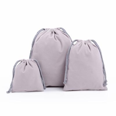 China 100% ORIOU Eco-friendly Custom Canvas Cotton Double String Handbag Shoe Dust Cotton Drawstring Bags for sale