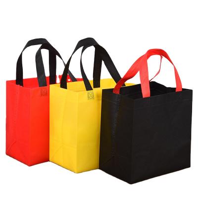 China Eco - Friendly Bolsa No Tejida Para Llevar Lightweight Stock Non Woven Bag For Fast Food for sale