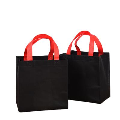 China Eco-friendly Bolsa No Handmade Tejida Para Llevar Customized Non Woven Bag For Fast Food for sale