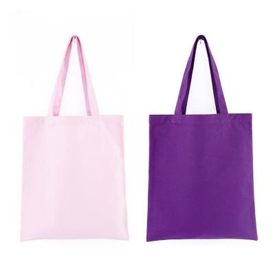 China Bolsas De Lona Compras Promocional Regalo Fast Delivery Universal Durable 100% Cotton Handle Bags With Handle for sale