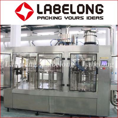 China Rinser-Füller-Mützenmacher 500ML STREICHELN 5000BPH automatischen Juice Filling Machine zu verkaufen